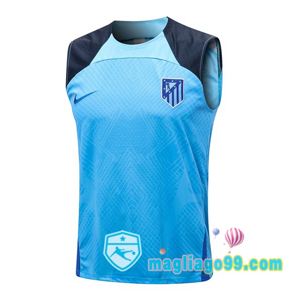 Magliago - Passione Maglie Thai Affidabili Basso Costo Online Shop | Gilet Calcio Atletico Madrid Blu 2022/2023