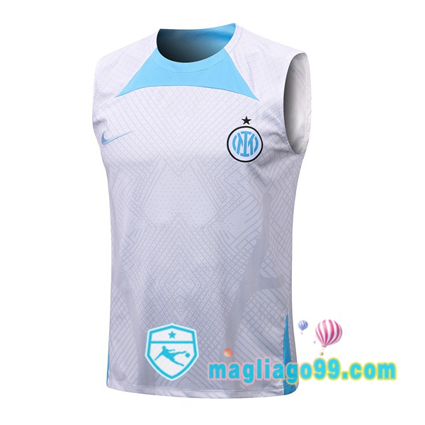 Magliago - Passione Maglie Thai Affidabili Basso Costo Online Shop | Gilet Calcio Inter Milan Bianco 2022/2023