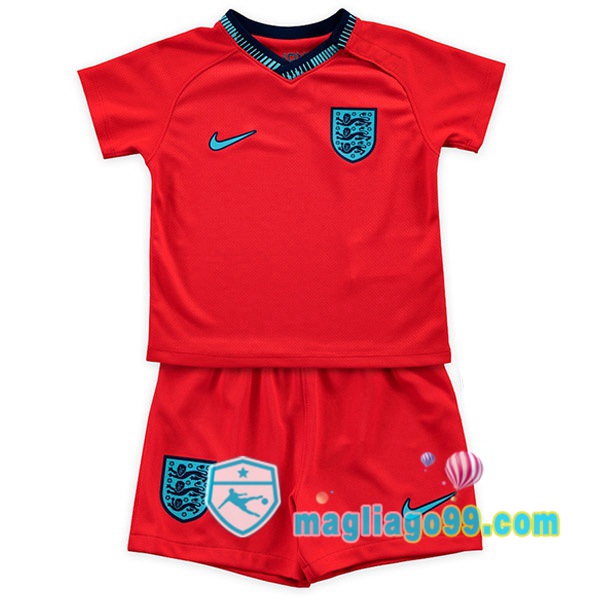 Magliago - Passione Maglie Thai Affidabili Basso Costo Online Shop | Nazionale Maglia Calcio Inghilterra Bambino Seconda Rosso 2022/2023