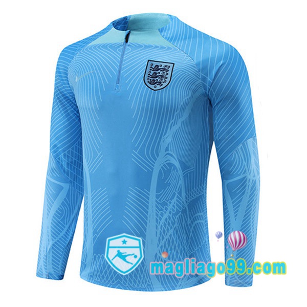 Magliago - Passione Maglie Thai Affidabili Basso Costo Online Shop | Felpe Allenamento Inghilterra Blu 2022/2023