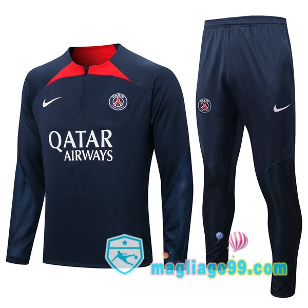 Magliago - Passione Maglie Thai Affidabili Basso Costo Online Shop | Tuta da Allenamento Paris PSG Blu Royal 2022/2023