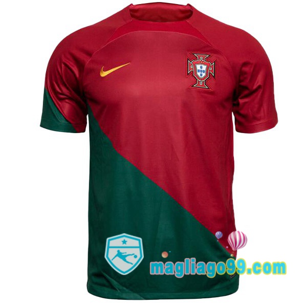 Magliago - Passione Maglie Thai Affidabili Basso Costo Online Shop | Nazionale Maglia Calcio Portogallo Donna Prima Rosso Verde 2022/2023