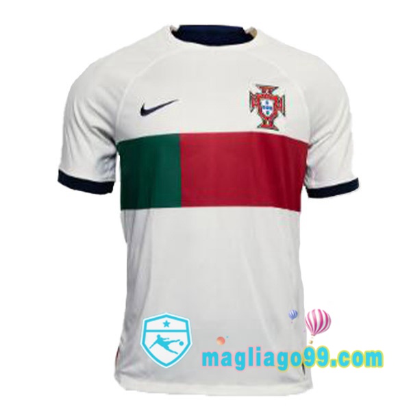 Magliago - Passione Maglie Thai Affidabili Basso Costo Online Shop | Nazionale Maglia Calcio Portogallo Donna Seconda Bianco Rosso 2022/2023