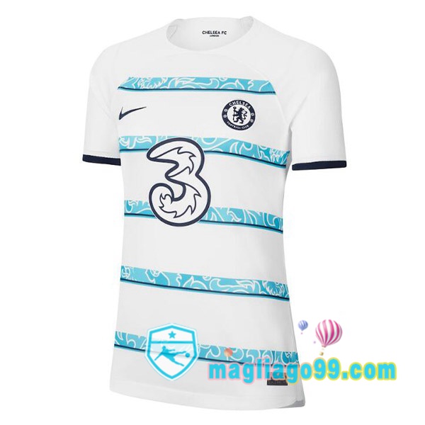 Magliago - Passione Maglie Thai Affidabili Basso Costo Online Shop | Maglia FC Chelsea Donna Seconda Bianco 2022/2023