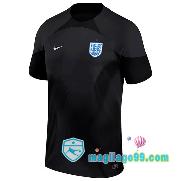 Magliago - Passione Maglie Thai Affidabili Basso Costo Online Shop | Nazionale Maglia Calcio Inghilterra Portiere Nero 2022/2023