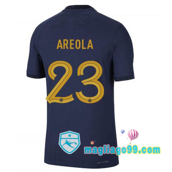 Magliago - Passione Maglie Thai Affidabili Basso Costo Online Shop | Nazionale Maglia Calcio Francia (AREOLA 23) Prima Blu Royal 2022/2023