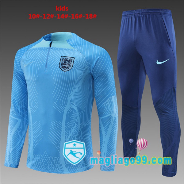 Magliago - Passione Maglie Thai Affidabili Basso Costo Online Shop | Tuta da Allenamento Inghilterra Bambino Blu 2022/2023