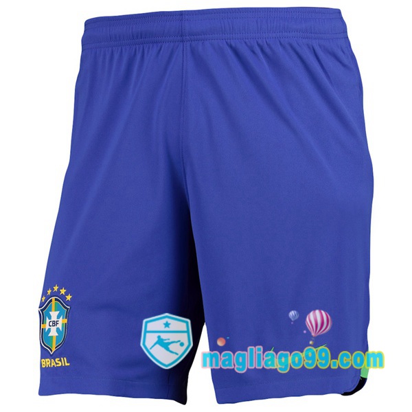 Magliago - Passione Maglie Thai Affidabili Basso Costo Online Shop | Pantalonici Da Calcio Brasile Prima Blu 2022/2023