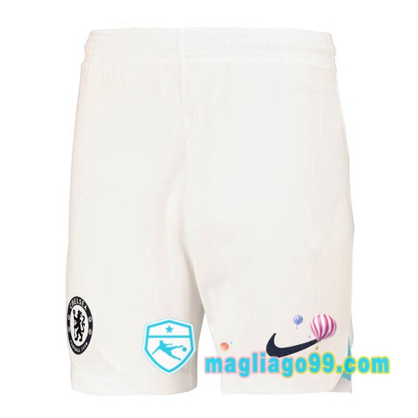 Magliago - Passione Maglie Thai Affidabili Basso Costo Online Shop | Pantalonici Da Calcio FC Chelsea Seconda Bianco 2022/2023