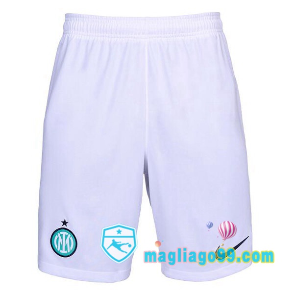 Magliago - Passione Maglie Thai Affidabili Basso Costo Online Shop | Pantalonici Da Calcio Inter Milan Seconda Bianco 2022/2023