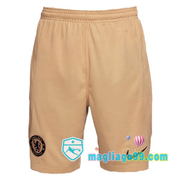 Magliago - Passione Maglie Thai Affidabili Basso Costo Online Shop | Pantalonici Da Calcio FC Chelsea Terza Marrone 2022/2023