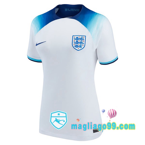 Magliago - Passione Maglie Thai Affidabili Basso Costo Online Shop | Nazionale Maglia Calcio Inghilterra Donna Prima Bianco Coppa del Mondo 2022