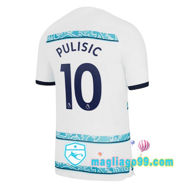 Magliago - Passione Maglie Thai Affidabili Basso Costo Online Shop | Maglia FC Chelsea (PULISIC 10) Seconda Bianco 2022/2023