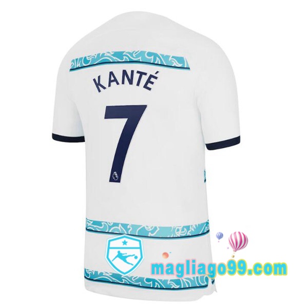 Magliago - Passione Maglie Thai Affidabili Basso Costo Online Shop | Maglia FC Chelsea (KANTÉ 7) Seconda Bianco 2022/2023