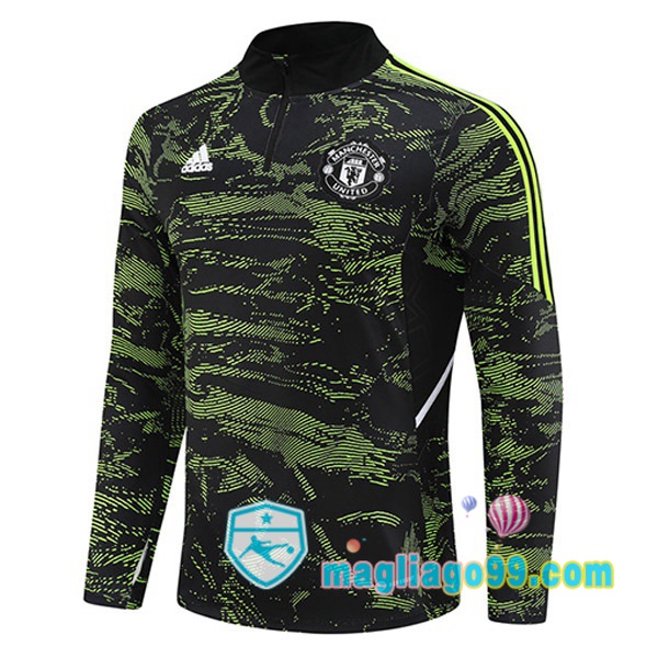 Magliago - Passione Maglie Thai Affidabili Basso Costo Online Shop | Felpe Allenamento Manchester United Verde 2022/2023