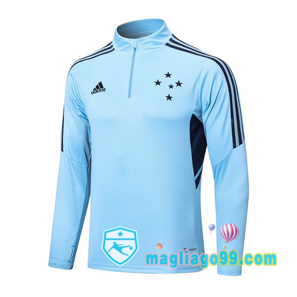 Magliago - Passione Maglie Thai Affidabili Basso Costo Online Shop | Felpe Allenamento Cruzeiro EC Blu 2022/2023