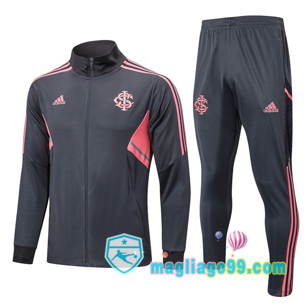 Magliago - Passione Maglie Thai Affidabili Basso Costo Online Shop | Giacca Da Allenamento SC Internacional Grigio 2022/2023