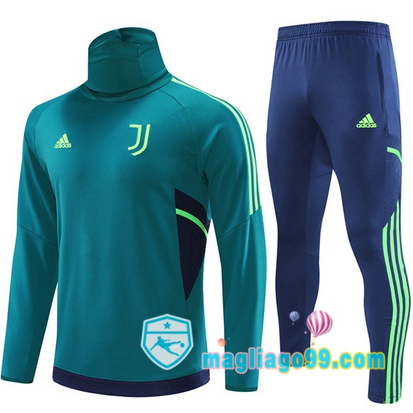 Magliago - Passione Maglie Thai Affidabili Basso Costo Online Shop | Tuta da Allenamento Juventus Collo Alto Verde 2022/2023