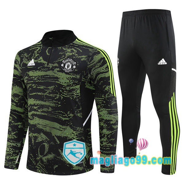 Magliago - Passione Maglie Thai Affidabili Basso Costo Online Shop | Tuta da Allenamento Manchester United Verde 2022/2023