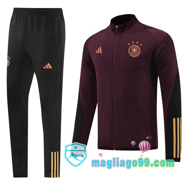 Magliago - Passione Maglie Thai Affidabili Basso Costo Online Shop | Giacca Da Allenamento Germania Rosso 2022/2023