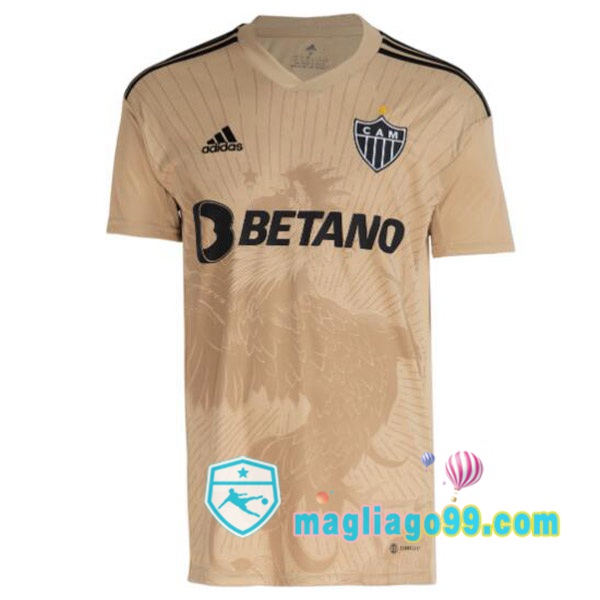Magliago - Passione Maglie Thai Affidabili Basso Costo Online Shop | Maglia Atletico Mineiro Terza Giallo 2022/2023
