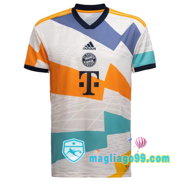 Magliago - Passione Maglie Thai Affidabili Basso Costo Online Shop | Maglia Bayern Monaco 50°anniversario Bianco 2022/2023
