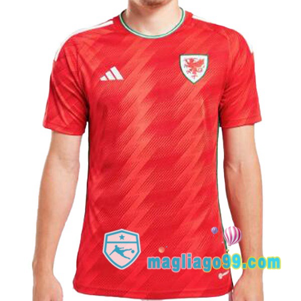 Magliago - Passione Maglie Thai Affidabili Basso Costo Online Shop | Nazionale Maglia Calcio Galles Prima Rosso 2022/2023
