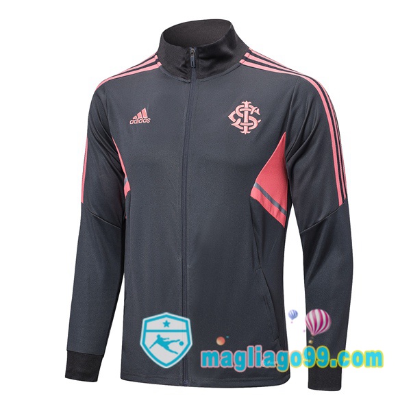 Magliago - Passione Maglie Thai Affidabili Basso Costo Online Shop | Giacca Da Allenamento SC Internacional Grigio 2022/2023