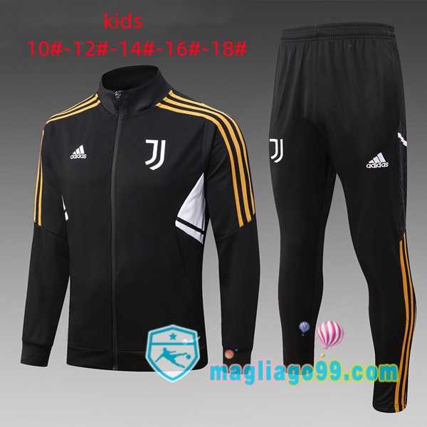 Magliago - Passione Maglie Thai Affidabili Basso Costo Online Shop | Giacca Da Allenamento Juventus Bambino Nero 2022/2023