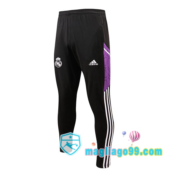 Magliago - Passione Maglie Thai Affidabili Basso Costo Online Shop | Pantaloni Da Allenamento Real Madrid Nero 2022/2023