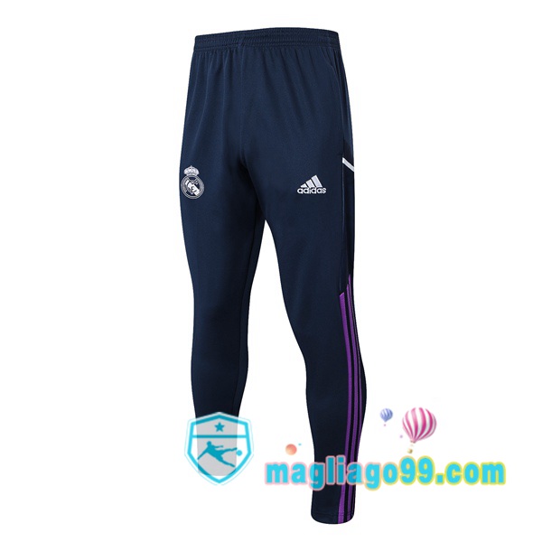 Magliago - Passione Maglie Thai Affidabili Basso Costo Online Shop | Pantaloni Da Allenamento Real Madrid Blu 2022/2023