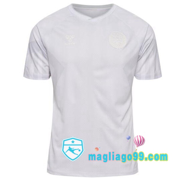 Magliago - Passione Maglie Thai Affidabili Basso Costo Online Shop | Nazionale Maglia Calcio Danimarca Seconda Bianco Coppa del Mondo 2022