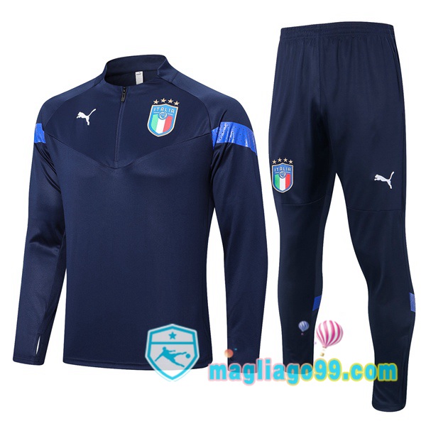 Magliago - Passione Maglie Thai Affidabili Basso Costo Online Shop | Tuta da Allenamento Italia Blu Royal 2022/2023
