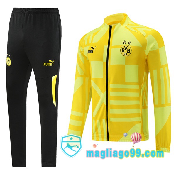 Magliago - Passione Maglie Thai Affidabili Basso Costo Online Shop | Giacca Da Allenamento Dortmund BVB Giallo 2022/2023