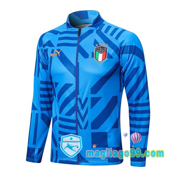 Magliago - Passione Maglie Thai Affidabili Basso Costo Online Shop | Giacca Da Allenamento Italia Blu 2022/2023