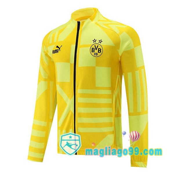 Magliago - Passione Maglie Thai Affidabili Basso Costo Online Shop | Giacca Da Allenamento Dortmund BVB Giallo 2022/2023