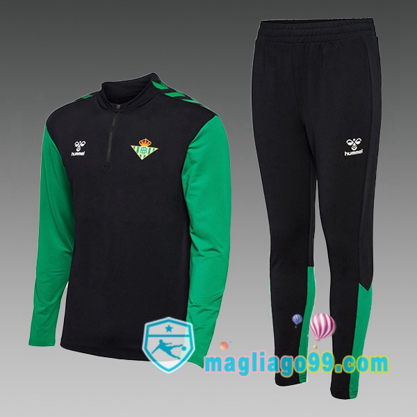 Magliago - Passione Maglie Thai Affidabili Basso Costo Online Shop | Tuta da Allenamento Real Betis Bambino Nero 2022/2023