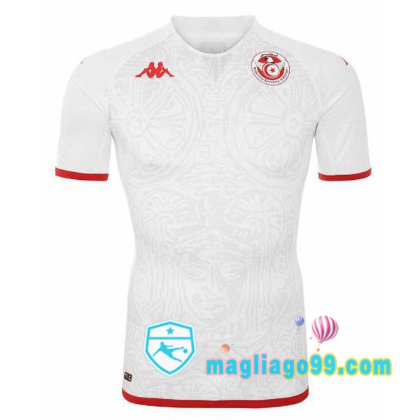Magliago - Passione Maglie Thai Affidabili Basso Costo Online Shop | Nazionale Maglia Calcio Tunisia Seconda Bianco Coppa del Mondo 2022