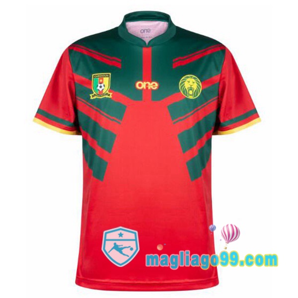 Magliago - Passione Maglie Thai Affidabili Basso Costo Online Shop | Nazionale Maglia Calcio Camerun Terza Rosso Verde 2022/2023