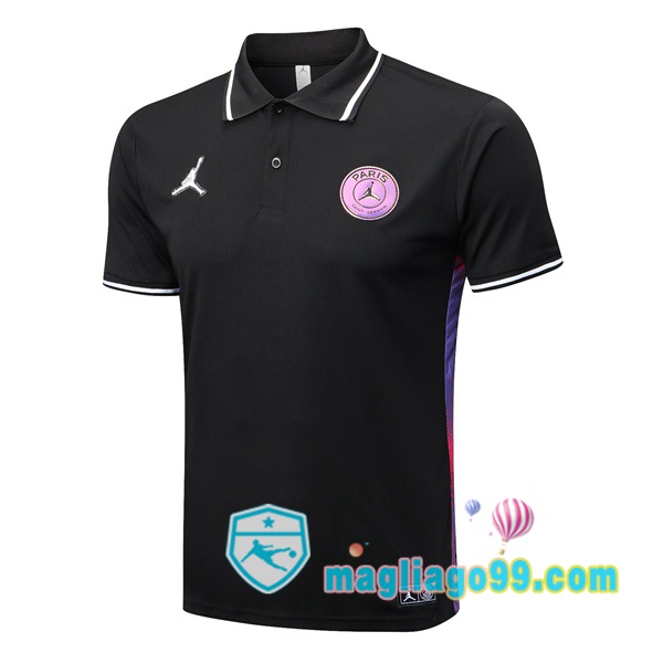 Magliago - Passione Maglie Thai Affidabili Basso Costo Online Shop | Paris PSG Polo Maglia Uomo Nero 2022/2023