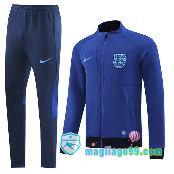 Magliago - Passione Maglie Thai Affidabili Basso Costo Online Shop | Giacca Da Allenamento Inghilterra Blu 2022/2023