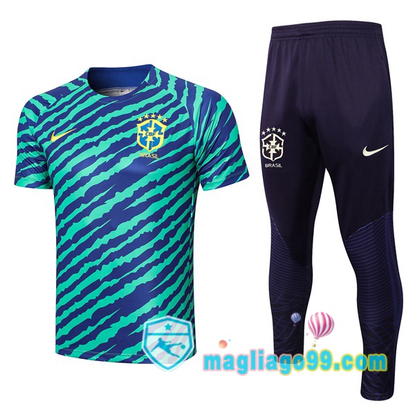 Magliago - Passione Maglie Thai Affidabili Basso Costo Online Shop | Tuta Maglie Allenamento Brasile + Pantaloni Verde 2022/2023