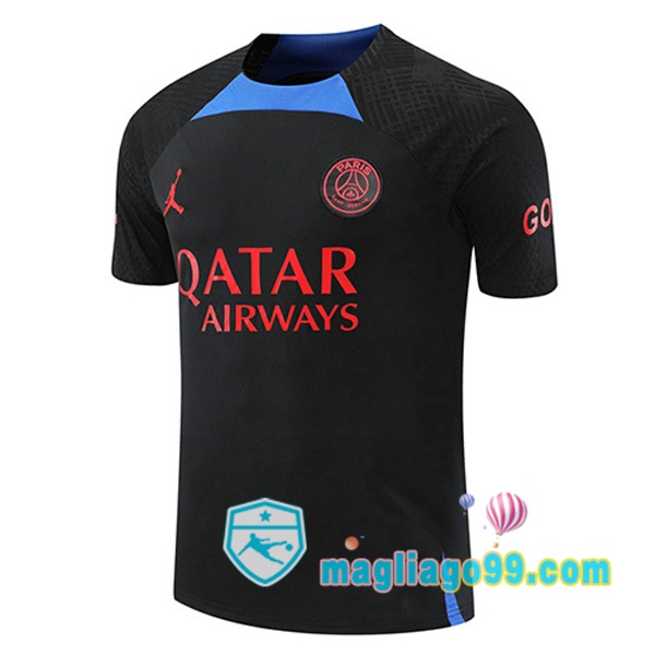 Magliago - Passione Maglie Thai Affidabili Basso Costo Online Shop | Tuta Maglie Allenamento Paris PSG Nero 2022/2023