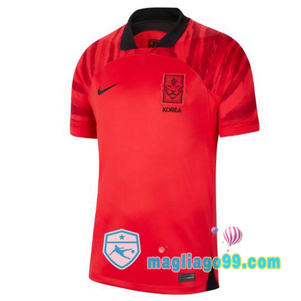 Magliago - Passione Maglie Thai Affidabili Basso Costo Online Shop | Nazionale Maglia Calcio Corea Prima Rosso 2022/2023