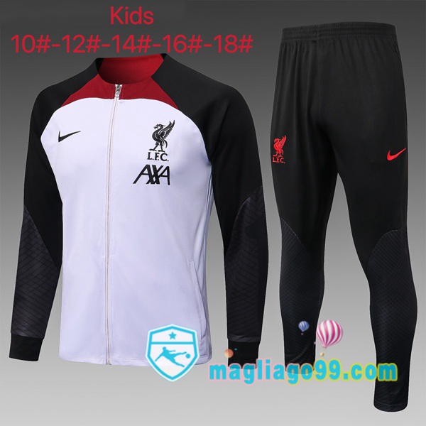 Magliago - Passione Maglie Thai Affidabili Basso Costo Online Shop | Giacca Da Allenamento FC Liverpool Bambino Porpora 2022/2023