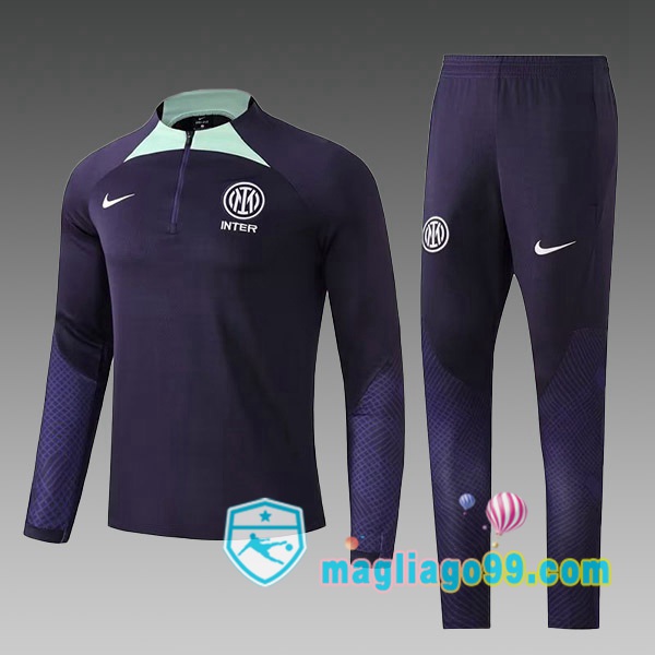 Magliago - Passione Maglie Thai Affidabili Basso Costo Online Shop | Tuta da Allenamento Inter Milan Bambino Ciano 2022/2023