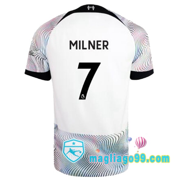 Magliago - Passione Maglie Thai Affidabili Basso Costo Online Shop | Maglia FC Liverpool (MILNER 7) Seconda Bianco 2022/2023
