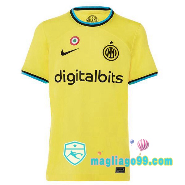 Magliago - Passione Maglie Thai Affidabili Basso Costo Online Shop | Maglia Inter Milan Terza Giallo 2022/2023
