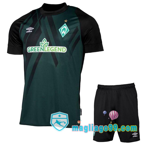 Magliago - Passione Maglie Thai Affidabili Basso Costo Online Shop | Maglia SV Werder Bremen Bambino Terza Nero 2022/2023