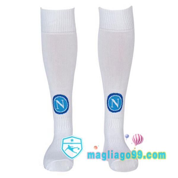 Magliago - Passione Maglie Thai Affidabili Basso Costo Online Shop | Calzettoni Da Calcio SSC Napoli Seconda Bianco 2022/2023